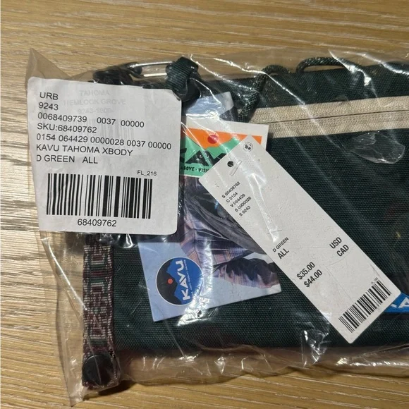 Kavu Tahoma Crossbody xbody Green Bag Urban Outfitters - Picture 6 of 6